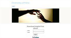Desktop Screenshot of chiromancypalmistry.weebly.com