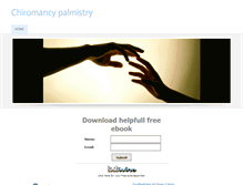 Tablet Screenshot of chiromancypalmistry.weebly.com