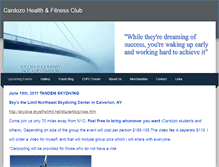 Tablet Screenshot of cardozohealthandfitnessclub.weebly.com