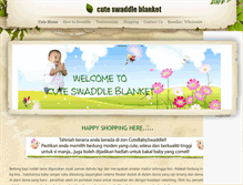 Tablet Screenshot of cuteswaddleblanket.weebly.com