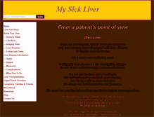 Tablet Screenshot of mysickliver.weebly.com