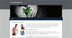 Desktop Screenshot of losing-weight-fast.weebly.com