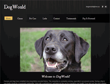 Tablet Screenshot of dogwould.weebly.com