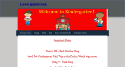 Desktop Screenshot of littlewolverines.weebly.com