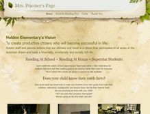 Tablet Screenshot of mrspriemerspress.weebly.com