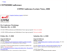 Tablet Screenshot of cfpm2008conference.weebly.com