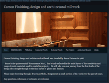 Tablet Screenshot of carsonfinishing.weebly.com