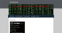 Desktop Screenshot of freeserialnumbers.weebly.com