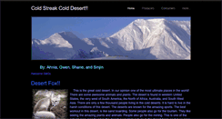 Desktop Screenshot of coldstreak.weebly.com