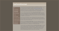 Desktop Screenshot of fasttorrentdownlode.weebly.com