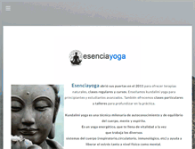 Tablet Screenshot of centroesenciayoga.weebly.com