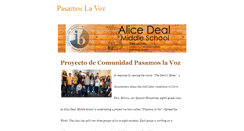 Desktop Screenshot of pasamoslavozdeal.weebly.com