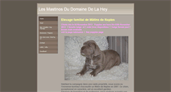 Desktop Screenshot of domainedelahey.weebly.com
