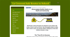 Desktop Screenshot of lacrescentsaferoutes.weebly.com