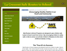 Tablet Screenshot of lacrescentsaferoutes.weebly.com