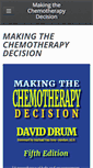 Mobile Screenshot of makingthechemotherapydecision.weebly.com
