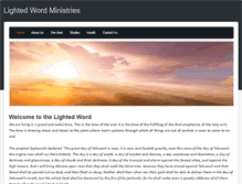 Tablet Screenshot of lightedword.weebly.com