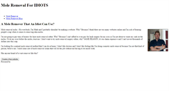 Desktop Screenshot of moleremover.weebly.com