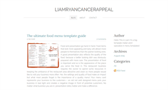 Desktop Screenshot of liamryancancerappeal.weebly.com