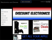 Tablet Screenshot of electronic-games.weebly.com