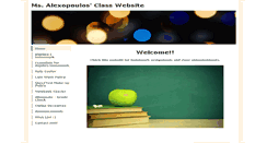 Desktop Screenshot of alexopoulos.weebly.com