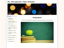 Tablet Screenshot of alexopoulos.weebly.com