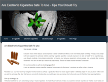 Tablet Screenshot of electroniccigarettesonline.weebly.com