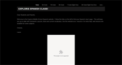 Desktop Screenshot of explorisspanish.weebly.com