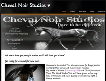 Tablet Screenshot of chevalnoirstudios.weebly.com