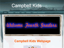 Tablet Screenshot of campbellkids.weebly.com