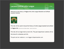 Tablet Screenshot of lacomocentral.weebly.com