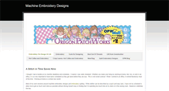 Desktop Screenshot of oregonpatchworks.weebly.com