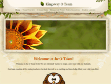Tablet Screenshot of kingswayoteam.weebly.com