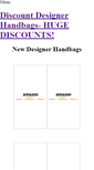 Mobile Screenshot of discountdesignerhandbags.weebly.com