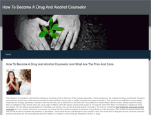 Tablet Screenshot of drugandalcoholcounselor3.weebly.com