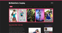 Desktop Screenshot of msvalentine-cosplay.weebly.com