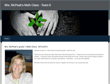 Tablet Screenshot of mcpeakw.weebly.com