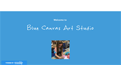 Desktop Screenshot of bluecanvasartstudio.weebly.com