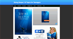 Desktop Screenshot of divingdeeperbook.weebly.com