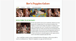 Desktop Screenshot of bevspuppiesgalore.weebly.com