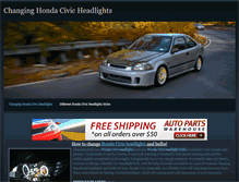 Tablet Screenshot of hondacivicheadlights.weebly.com