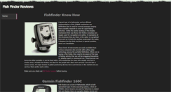 Desktop Screenshot of fishfinderreviews.weebly.com