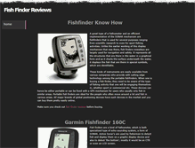 Tablet Screenshot of fishfinderreviews.weebly.com