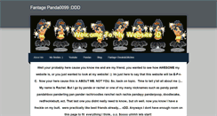 Desktop Screenshot of fantagepanda0099.weebly.com
