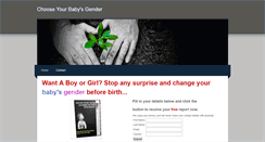 Desktop Screenshot of choosebabygender.weebly.com