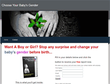 Tablet Screenshot of choosebabygender.weebly.com