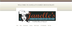 Desktop Screenshot of janellesfamilyrestaurant.weebly.com