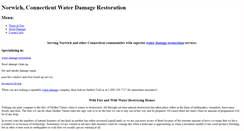 Desktop Screenshot of norwichwaterdamage.weebly.com