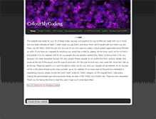 Tablet Screenshot of colourmycoding.weebly.com