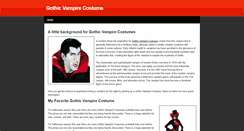 Desktop Screenshot of gothicvampirecostume.weebly.com